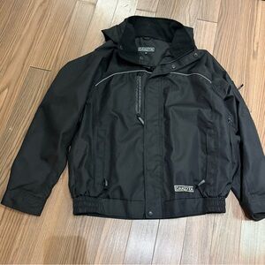 DAKOTA WorkPro Series Men's HD3 Waterproof 300D Rip-Stop Bomber jacket in black.